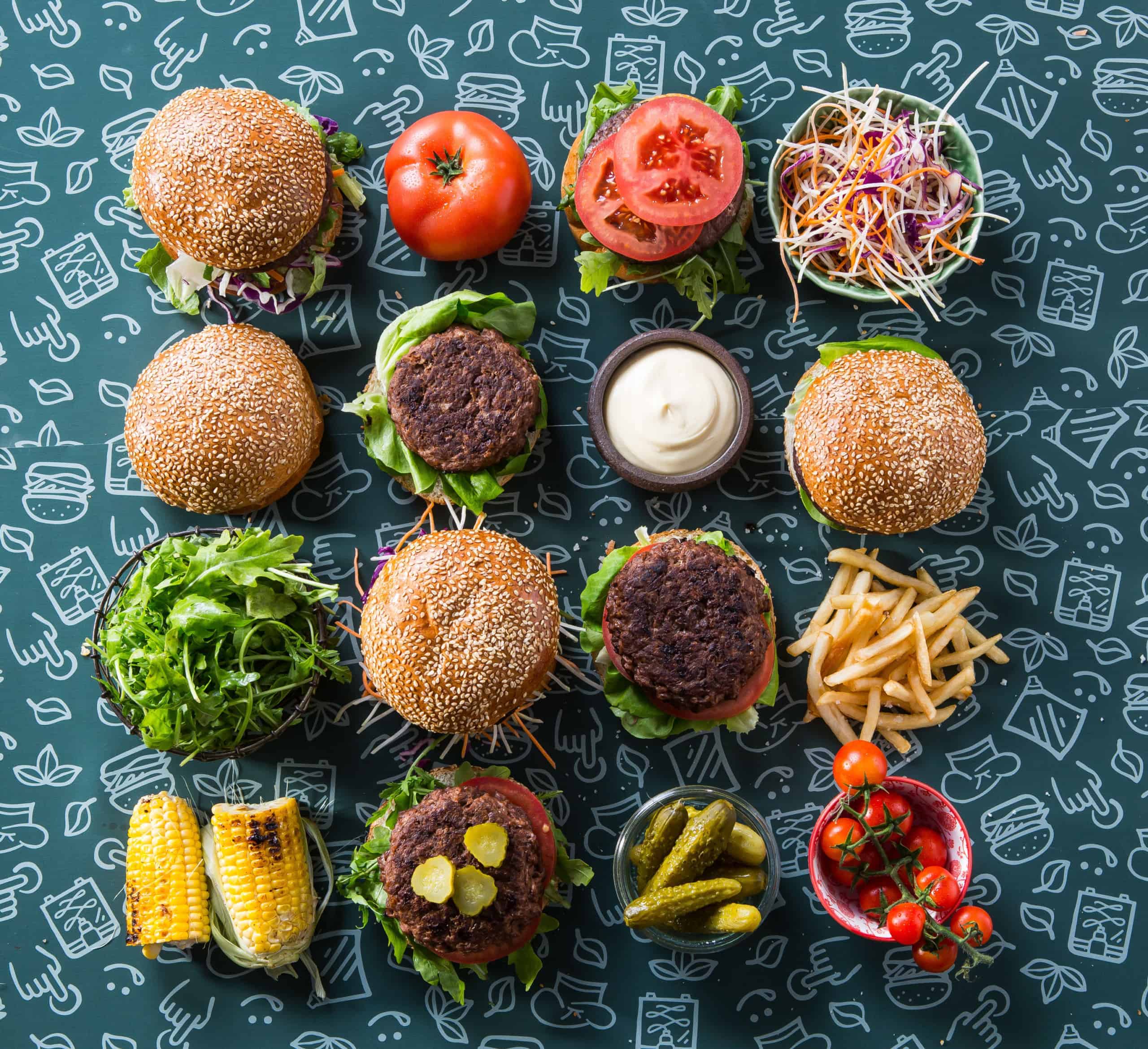 savoreat 3D printed burgers