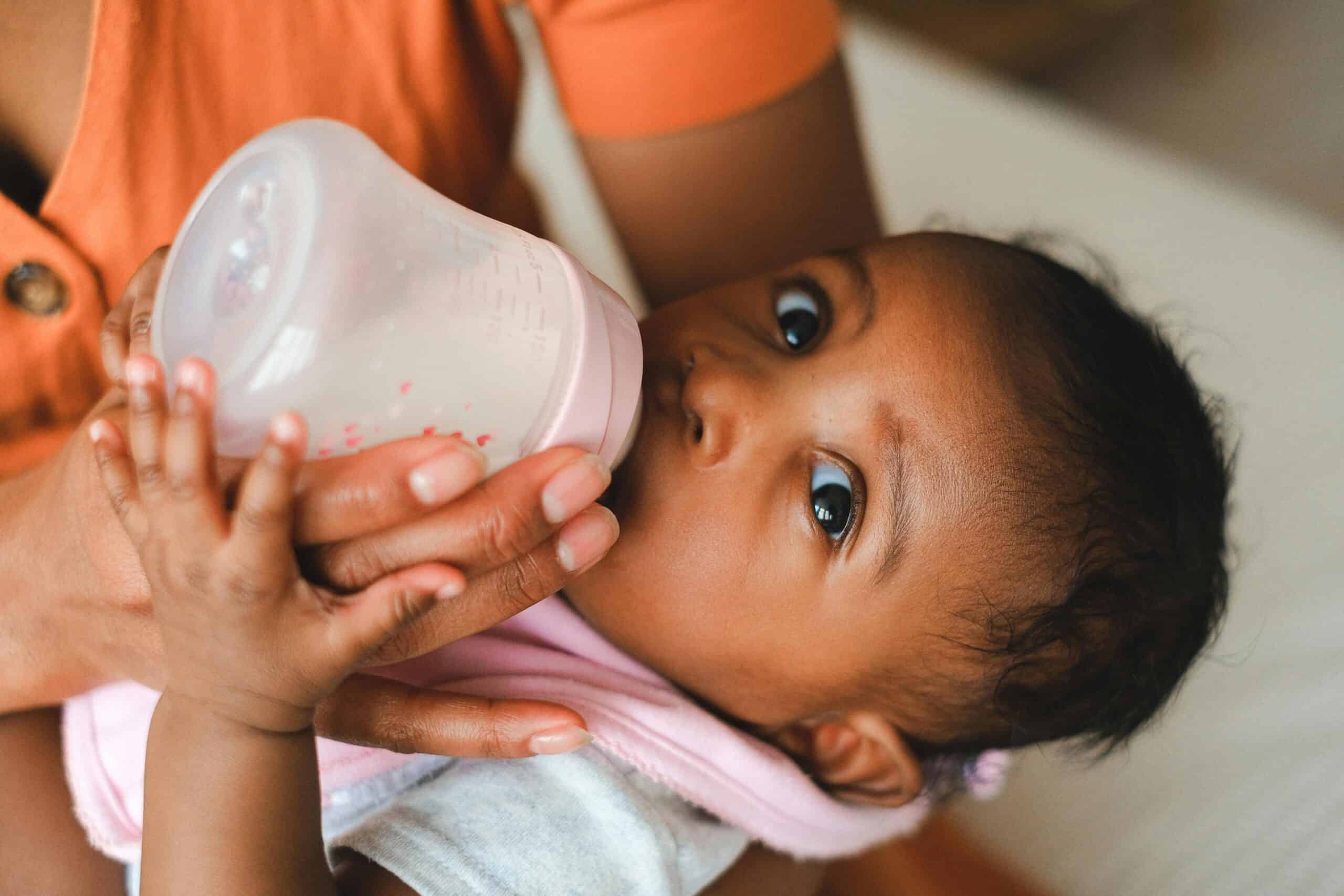 Baby milk stock